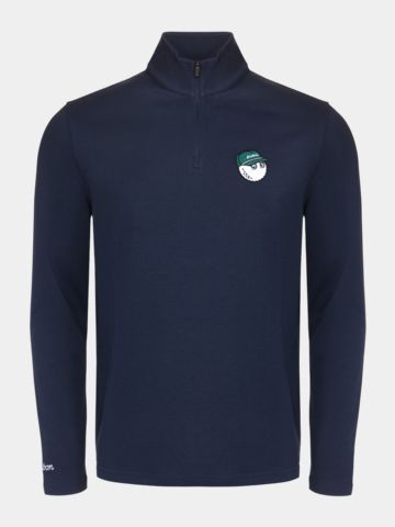 Malbon FLYER Stretch Midlayer navy