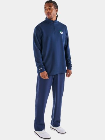 Malbon FLYER Stretch Midlayer námořnická modrá