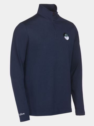 Malbon FLYER Stretch Midlayer navy