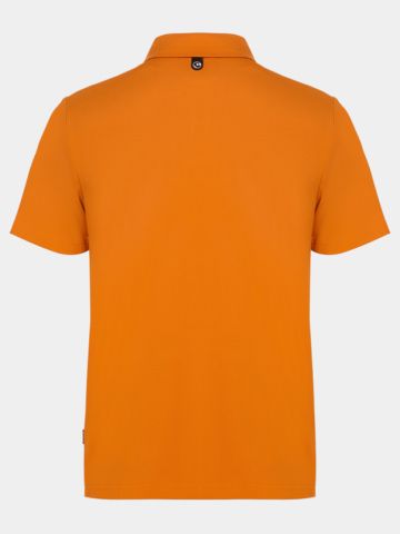 Malbon FAIRWAY Halbarm Polo orange