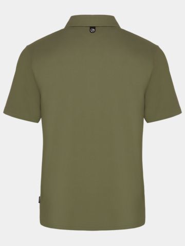 Malbon FAIRWAY Halbarm Polo oliv