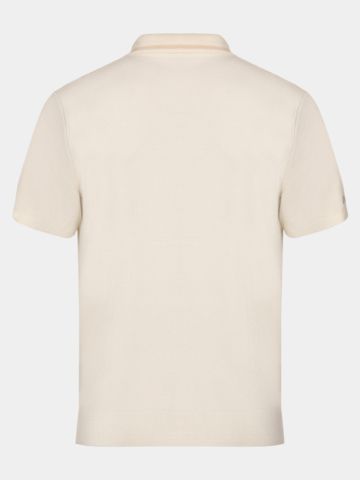 Malbon HABANA Halbarm Polo offwhite