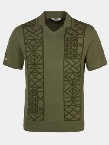 Malbon HABANA Halbarm Polo oliv