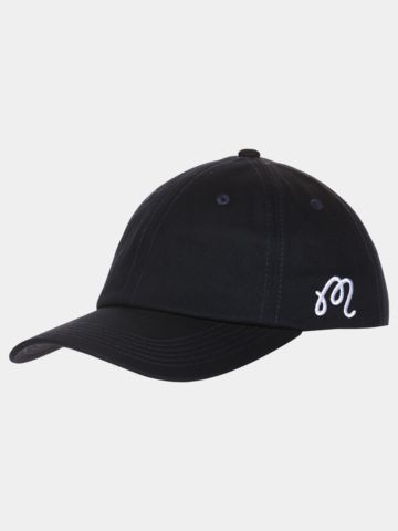 Malbon EVERGREEN WASHED COTTON TWILL DAD HAT Cap navy