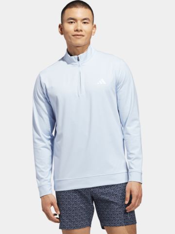 adidas ULT CLS QZ LC Stretch Midlayer hellblau