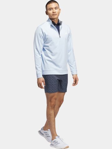 adidas ULT CLS QZ LC Stretch Midlayer hellblau