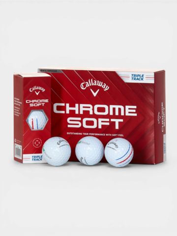 Callaway Chromovaná měkká trojitá stopa GH Logo bílá