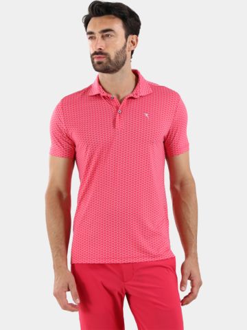 Chervo ALBERGO Halbarm Polo rot