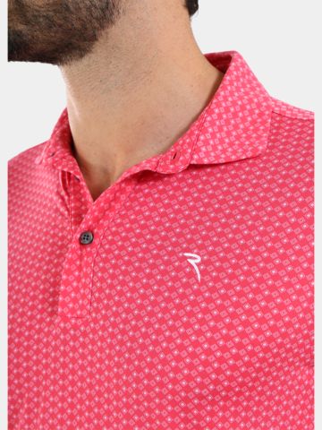Chervo ALBERGO Halbarm Polo rot