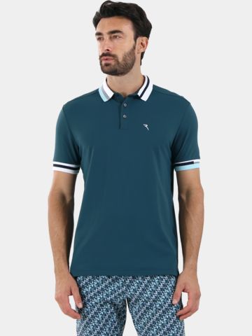 Chervo ALLARME Halbarm Polo grün