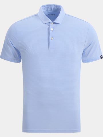 Chervo ARCHITETTO Halbarm Polo hellblau