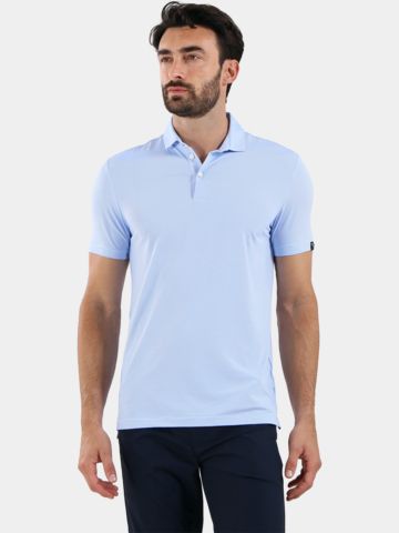 Chervo ARCHITETTO Halbarm Polo hellblau