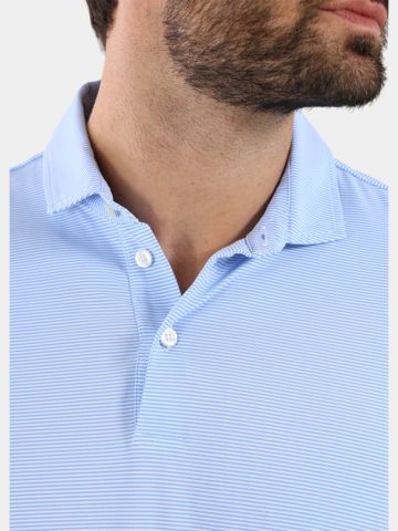 Chervo ARCHITETTO Halbarm Polo hellblau