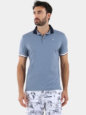 Chervo ASTENGO Halbarm Polo grau