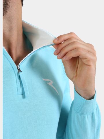 Chervo Pletený svetr NARBONNE světle modrá