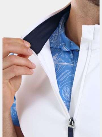 Chervo PIVELLO Fleece Weste weiß