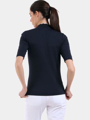 Chervo ALISIA 3/4 Arm Polo navy