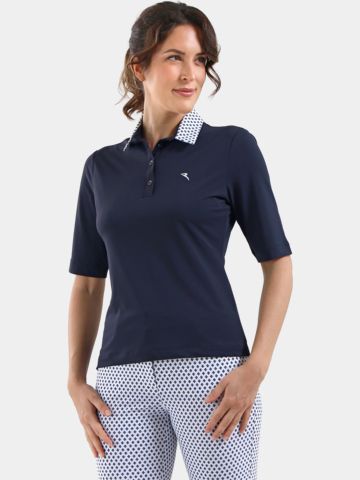 Chervo ALLUME 3/4 Arm Polo navy