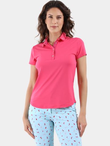 Chervo ASHER Halbarm Polo rot