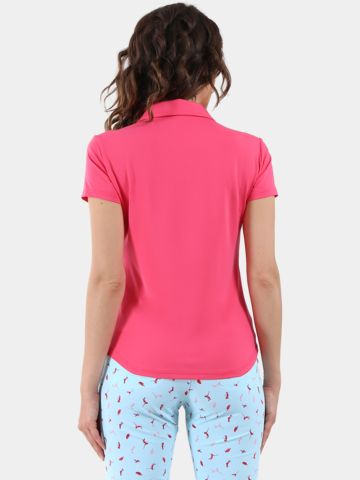 Chervo ASHER Halbarm Polo rot