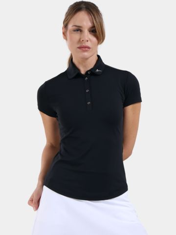 Chervo ASHER Halbarm Polo schwarz