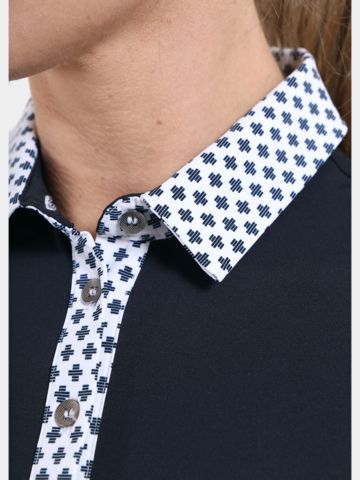 Chervo AVARIZIA Halbarm Polo navy