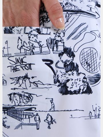 Chervo GOVER Bermudské kalhoty bílá