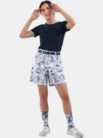 Chervo GOVER Bermudské kalhoty bílá