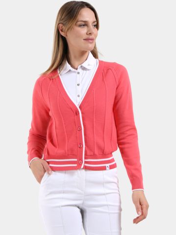 Chervo NAVONA Strick Jacke pink