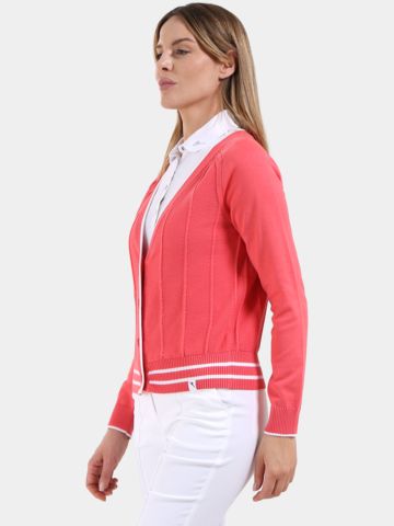 Chervo NAVONA Strick Jacke pink