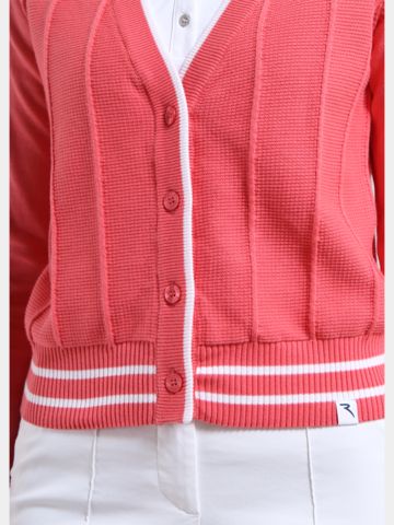 Chervo NAVONA Strick Jacke pink