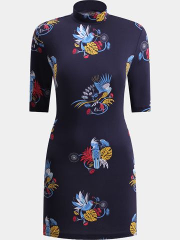 Chervo VALERIA Halbarm Kleid mehrfarbig