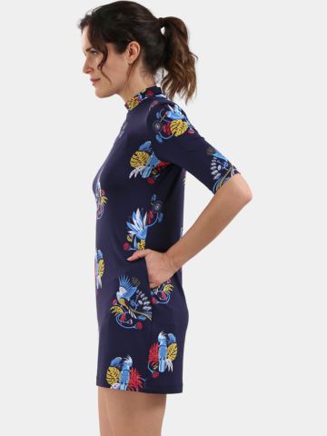 Chervo VALERIA Halbarm Kleid mehrfarbig