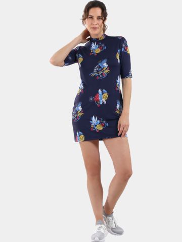 Chervo VALERIA Halbarm Kleid mehrfarbig