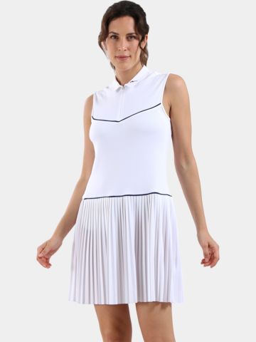 Chervo VITTORIA ohne Arm Kleid weiß