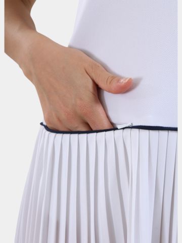 Chervo VITTORIA ohne Arm Kleid weiß