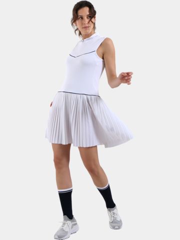 Chervo VITTORIA ohne Arm Kleid weiß