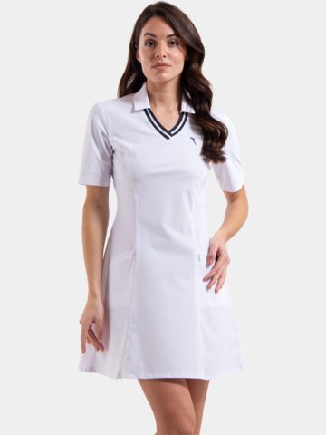 Chervo VIVACE Halbarm Kleid weiß