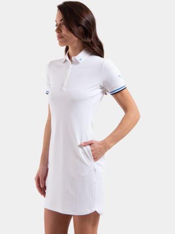 Chervo VIVIANA Halbarm Kleid weiß