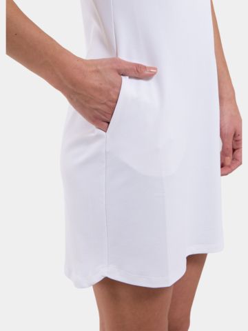 Chervo VIVIANA Halbarm Kleid weiß