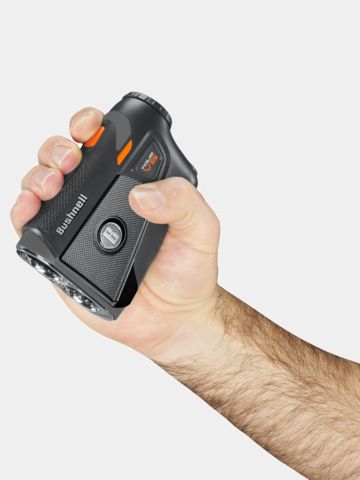 Bushnell Tour V6 Laser-Entfernungsmesser mit Golf House Logo grau