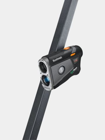 Bushnell Tour V6 Laser-Entfernungsmesser mit Golf House Logo grau