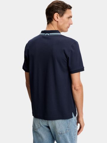 J.Lindeberg Joey Tipping Halbarm Polo GH50 navy