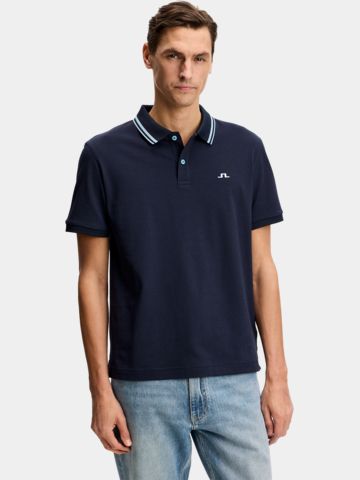 J.Lindeberg Joey Tipping Halbarm Polo GH50 navy