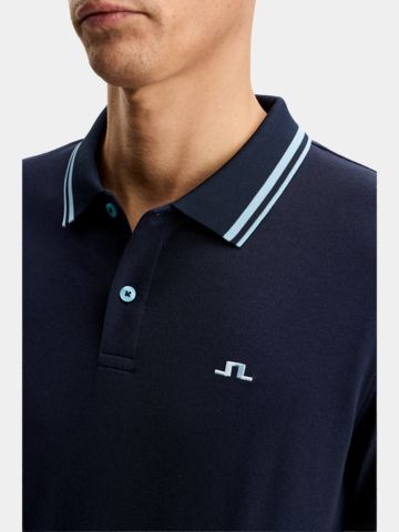 J.Lindeberg Joey Tipping Halbarm Polo GH50 navy