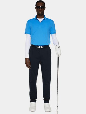 J.Lindeberg Tour Tech Halbarm Polo türkis