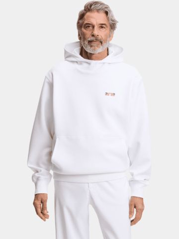 J.Lindeberg 30Y Callan Unisex Hoodie Sweatshirt weiß