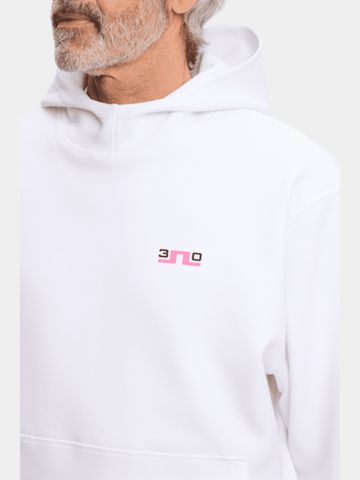 J.Lindeberg 30Y Callan Unisex Hoodie Hoodie Sweatshirt weiß