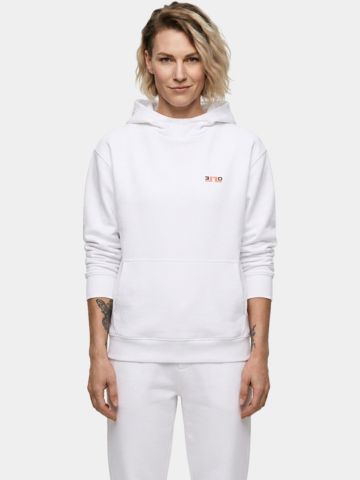 J.Lindeberg 30Y Callan Unisex Hoodie Sweatshirt weiß