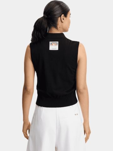 J.Lindeberg 30Y Becca Strick Polo schwarz